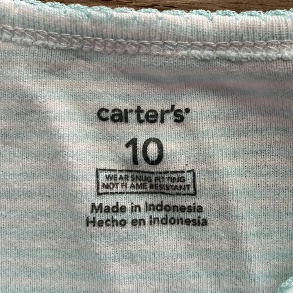 Carter's Ballerina Short-Sleeve Pajamas Size: 10